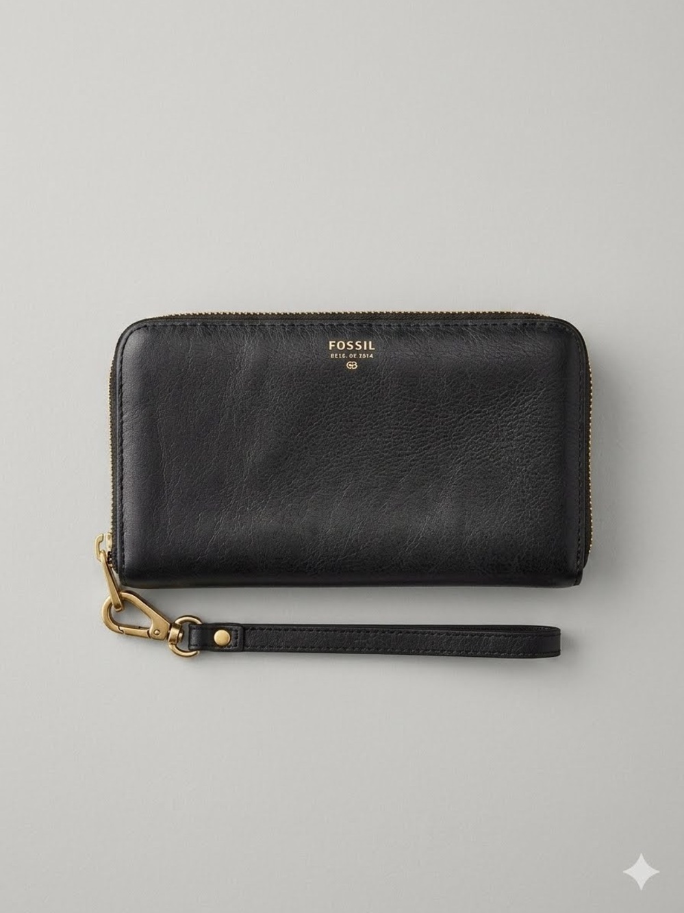 Fossil Leather Wallet - Black